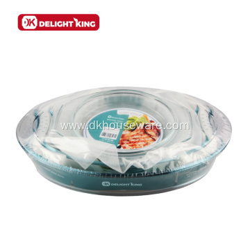 Glass 4pcs Baking Casserole Dishes Dinnerware Set